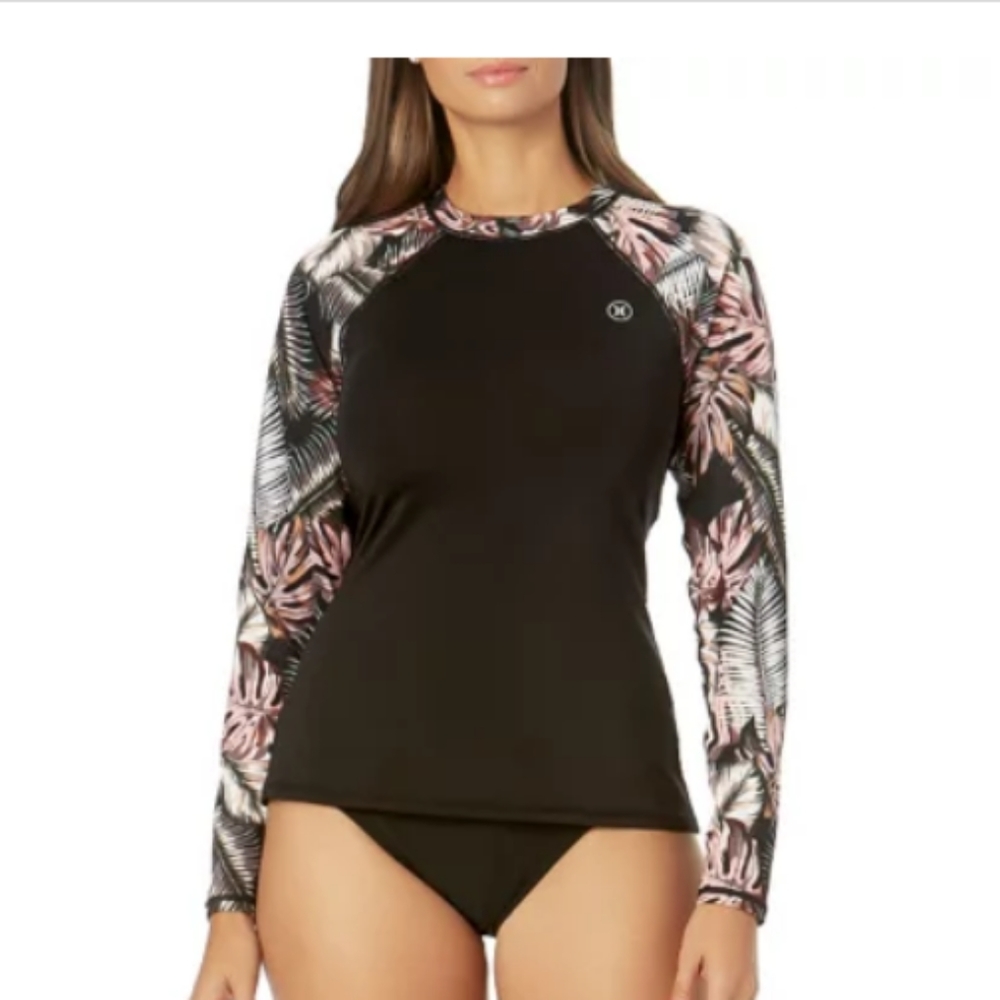 Hurley ladies long sleeve rush guard